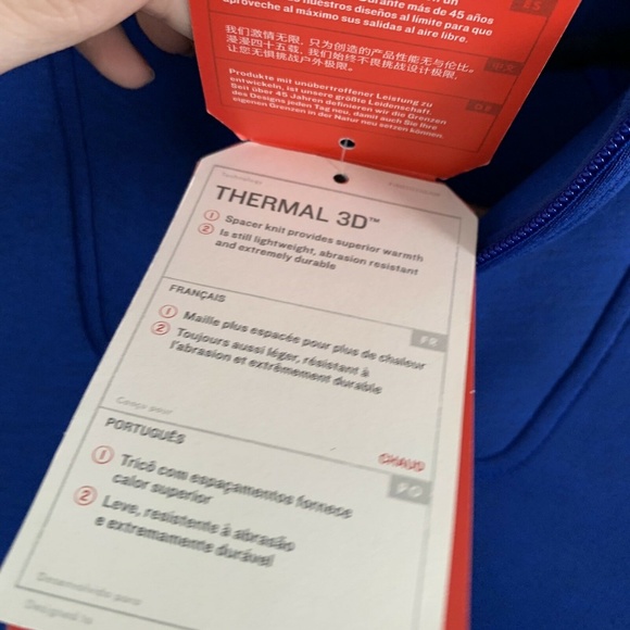 The North Face Scuba Knit Royal Blue Pullover - Picture 4 of 7